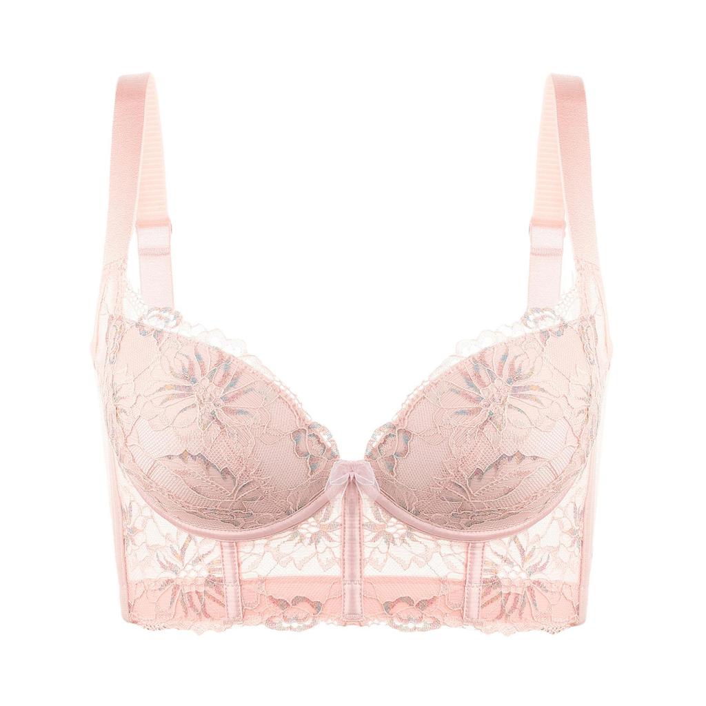 Adjustable Essential Oil Cup Bra: Thick Gathering, Side Support, Anti-Sagging Soft Underwire Lingerie for Women.