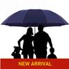Super stor sammenleggbar paraply Regn Dame Vindtett Sol og Regn Paraguas Mann Doble Hele Familieparaplyer UBY28