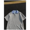 Men's Layered Polo Shirt - Casual Fake Two-Piece Short Sleeve Top