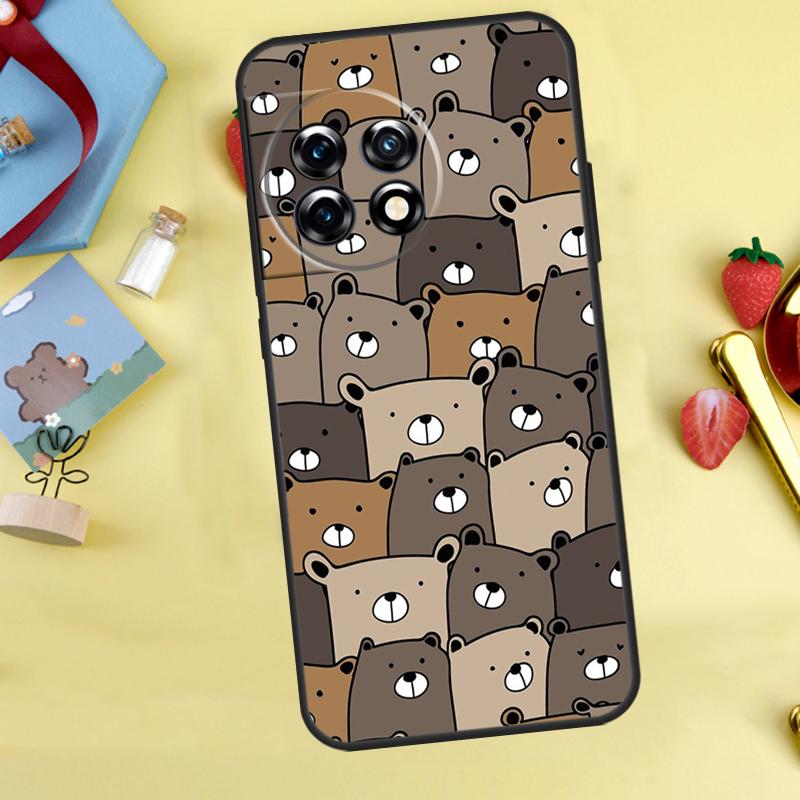Grizzly Bear Case For OnePlus 12R 10R 13R 13T 15 13 12 11 10 9 10T 8T Nord CE 5 2 3 4 Lite N20 N30 Cover
