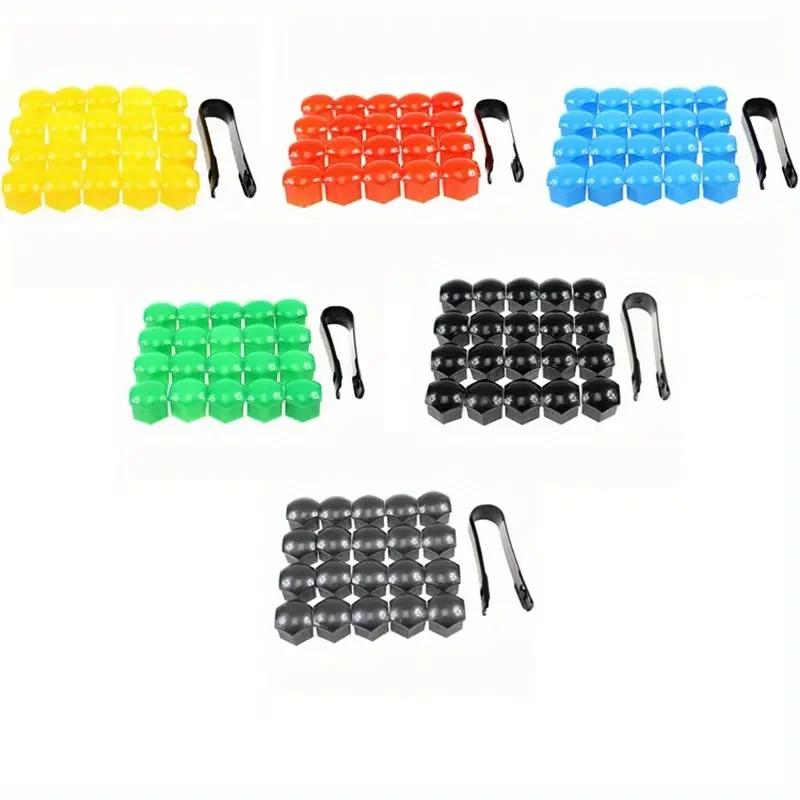 20Pcs Car Wheel Nut Caps Anti-Rust Auto Hub Screw Protection Covers Car Tire Screw Caps Nut Bolt Covers Auto Exterior 17/19/21mm