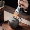 Walnut Wood Gold Jade Tea Ceremony Tools Set