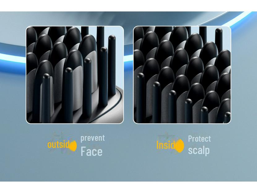 Portable Rechargeable Wireless Hair Straightener with Digital Display and Dual-Purpose Curling Comb