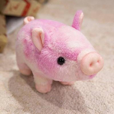 The Latest and Fun Cute Pink Multi-color Pig Doll Kawaii Stuffed Plush Toy Doll Cartoon Anime Cute Gift for Children's Birthday