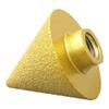 1pc M10 Thread Diamond Chamfer Bits 50/38mm Cone Carve Polishing Grinding Wheel For Porcelain Tiles Cutter Trimming