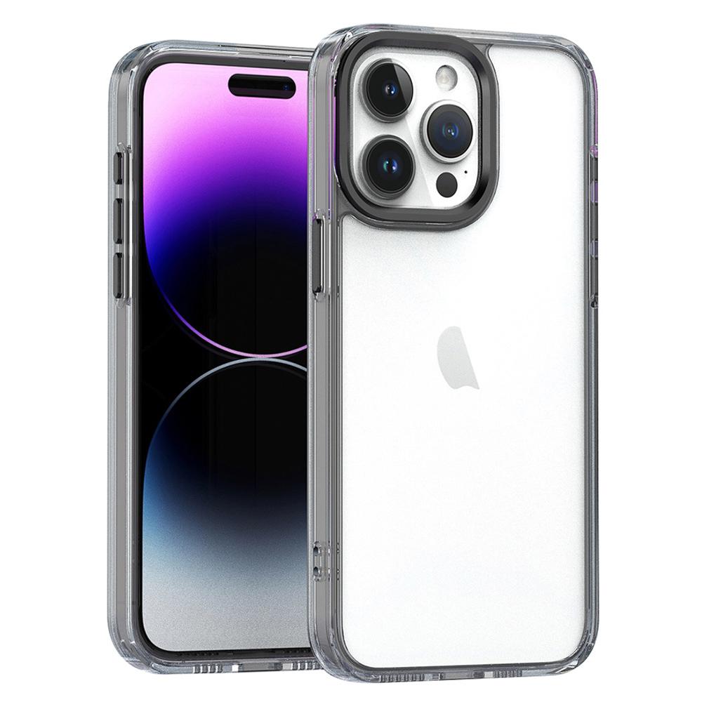 For iPhone 16 Pro Clear Case Shockproof TPU+PC Hybrid Phone Cover