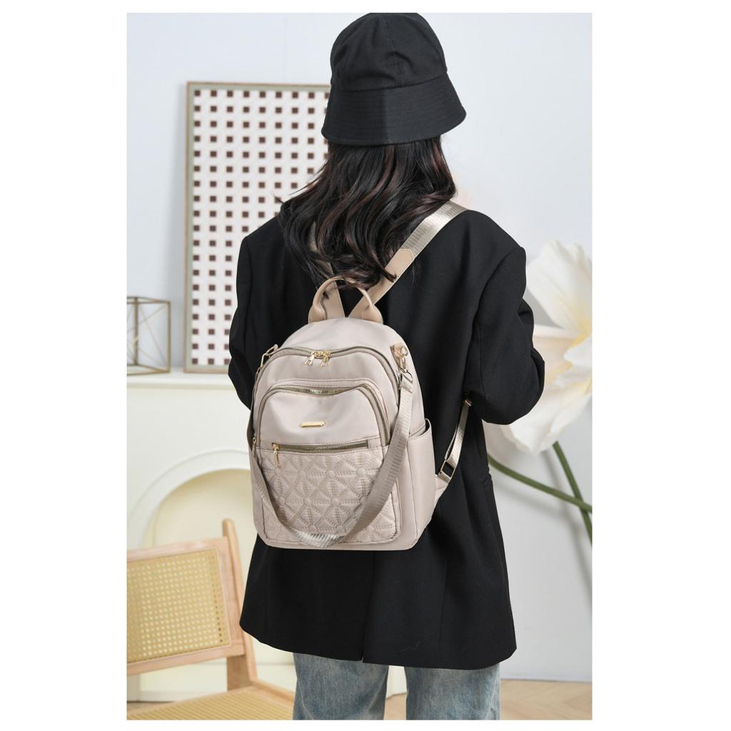 Neutral Square Backpack for Men and Women, Backpack for Travel, Casual Backpack for Women, Fashionable Backpack for Women