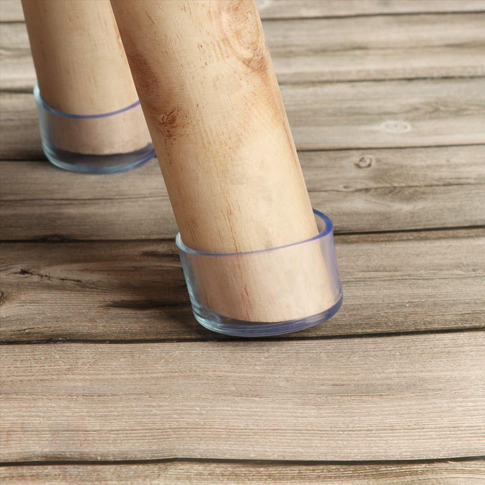 Cups Round Bottom Floor Protectors Silicone Pads Non-Slip Covers Furniture Feet Chair Leg Caps