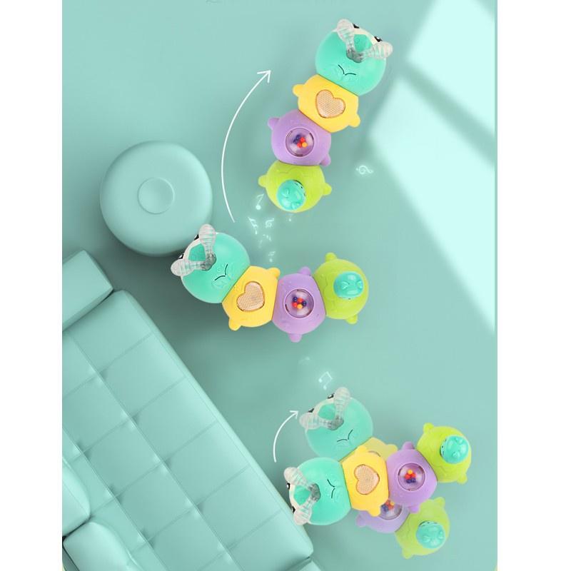 Cartoon Animal Electric Magnetic Swinging Music Light Caterpillar Toy