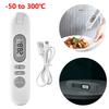 Rechargeable Food Thermometer BBQ Cooking Food Temperature Measure Tools Meat Thermometer Baking Oven Thermometer with Probe