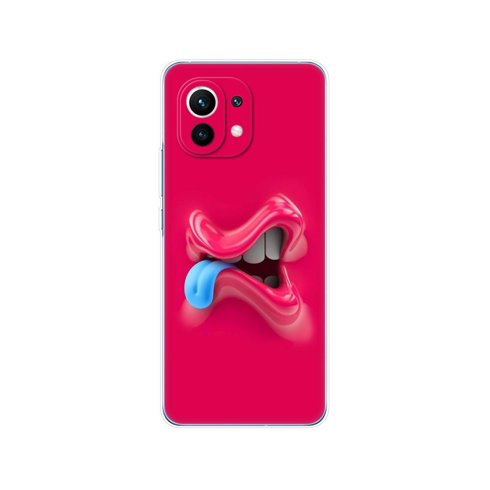 Pro xiaomi Mi 11 / Mi 11 Lite 5G NE 4G / Mi 11i / Mi 11 Ultra Case Phone Zadní kryt pro xiaomi11 i 11 Lite Xiomi Mi11 Silicon TPU