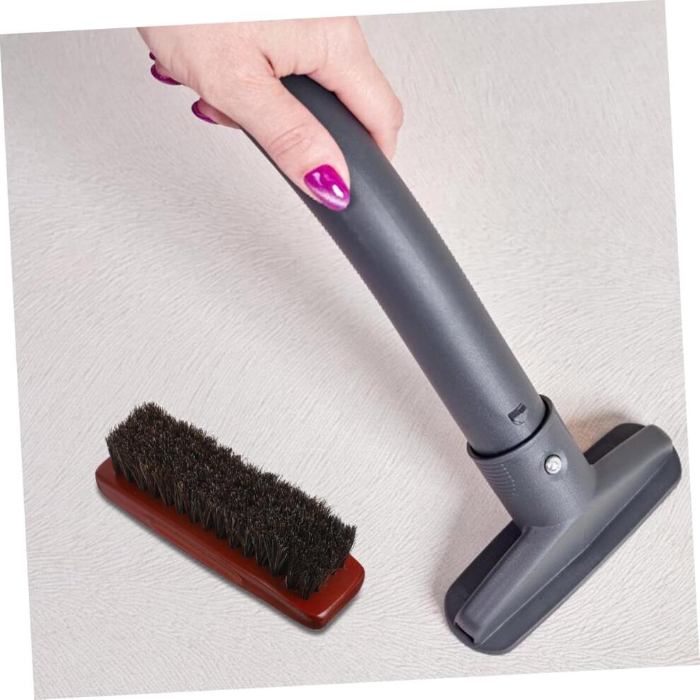 Horsehair Dusting Brush For Cars And Sofas, Handheld Dusting Tool, Natural Horsehair Bristles, Ergonomic Handle