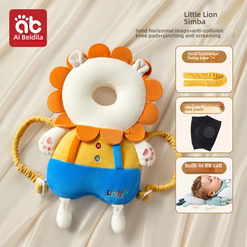 Bebek Baş Koruyucu Sırt Çantası Göğüs Kayışlı BB Sesli Yürümeye Başlayan Çocuk Sürünen Yürüyen Güvenlik Minderi Güvenlik Yastığı