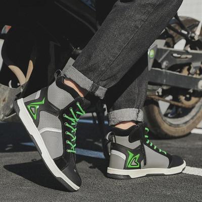 Atmungsaktive Motorradstiefel für alle Jahreszeiten – Anti-Fall-, Straßenrenn- und Parkour-Schuhe