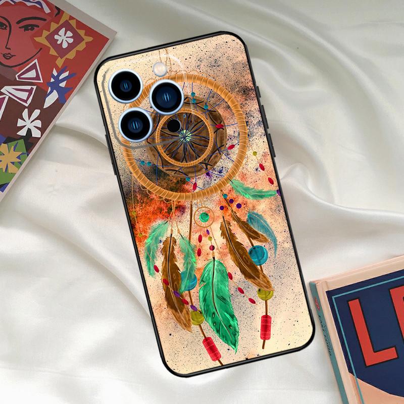 Dream Catcher Phone Case For iPhone 15 14 12 11 13 16 17 Pro Max 15 16 Plus 13 Mini 16e 17 Air Funda Cover