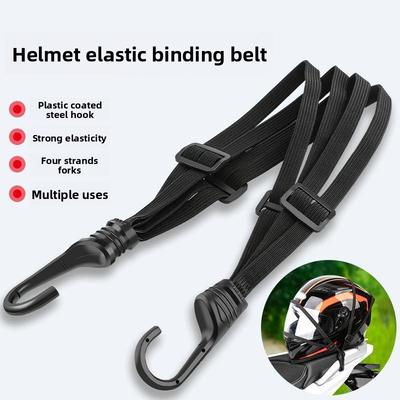 Elastic Motorcycle Strap with Hook and Thickened Electric Bike Strap