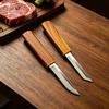 2pcs/set Stainless Steel Fruit Knife Cutter Table Knife Meat Cleaver Butcher Knives