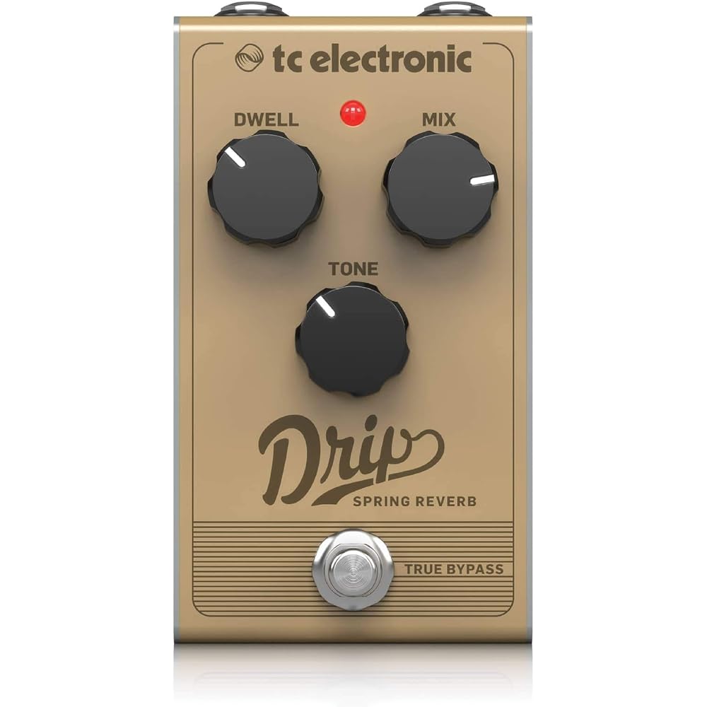 tc electronic Compact Effects Pedal Spring Reverb Pedal DRIP SPRING REVERB [Domestic Genuine Product]