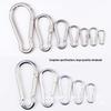 Multi-Use Climbing Carabiner: Safety Hook, Keychain, Swing & Escape Hook, Quick Link for Backpack Hanging