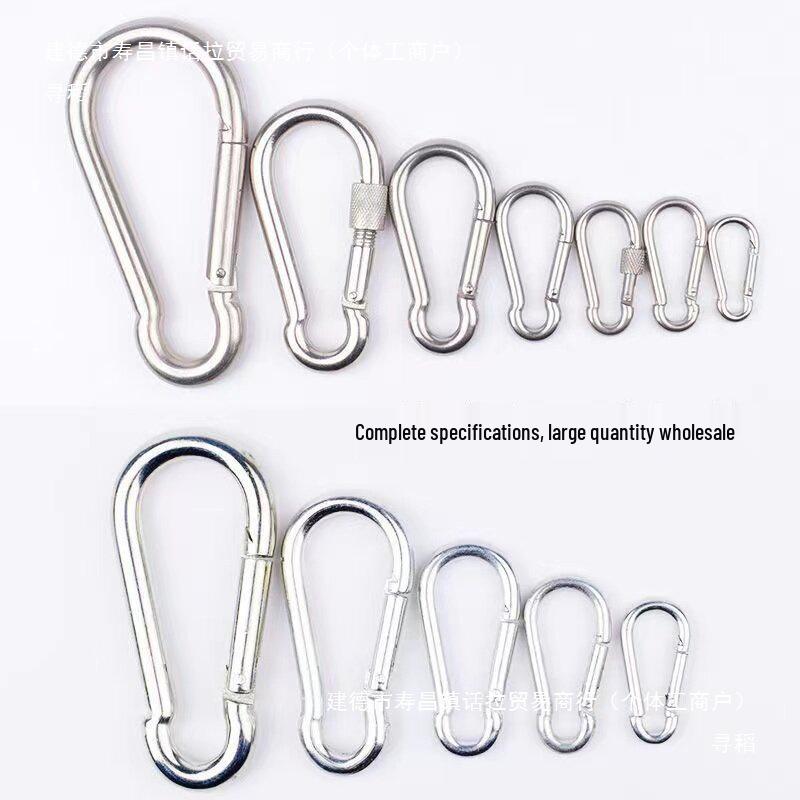 Multi-Use Climbing Carabiner: Safety Hook, Keychain, Swing & Escape Hook, Quick Link for Backpack Hanging