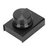 USB Volume Control One Key Mute Function 2m 6.6ft Cable Metal Case Black Computer Volume Knob for Win
