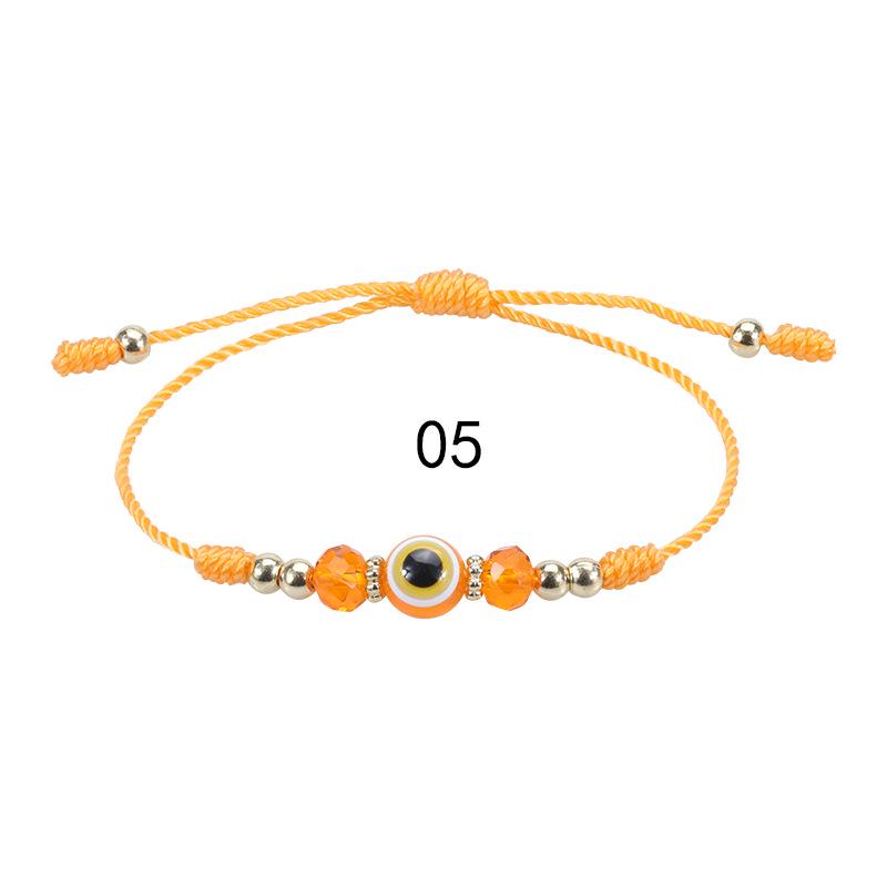Evil Eye Crystal Beaded Adjustable Bracelet for Boys & Girls