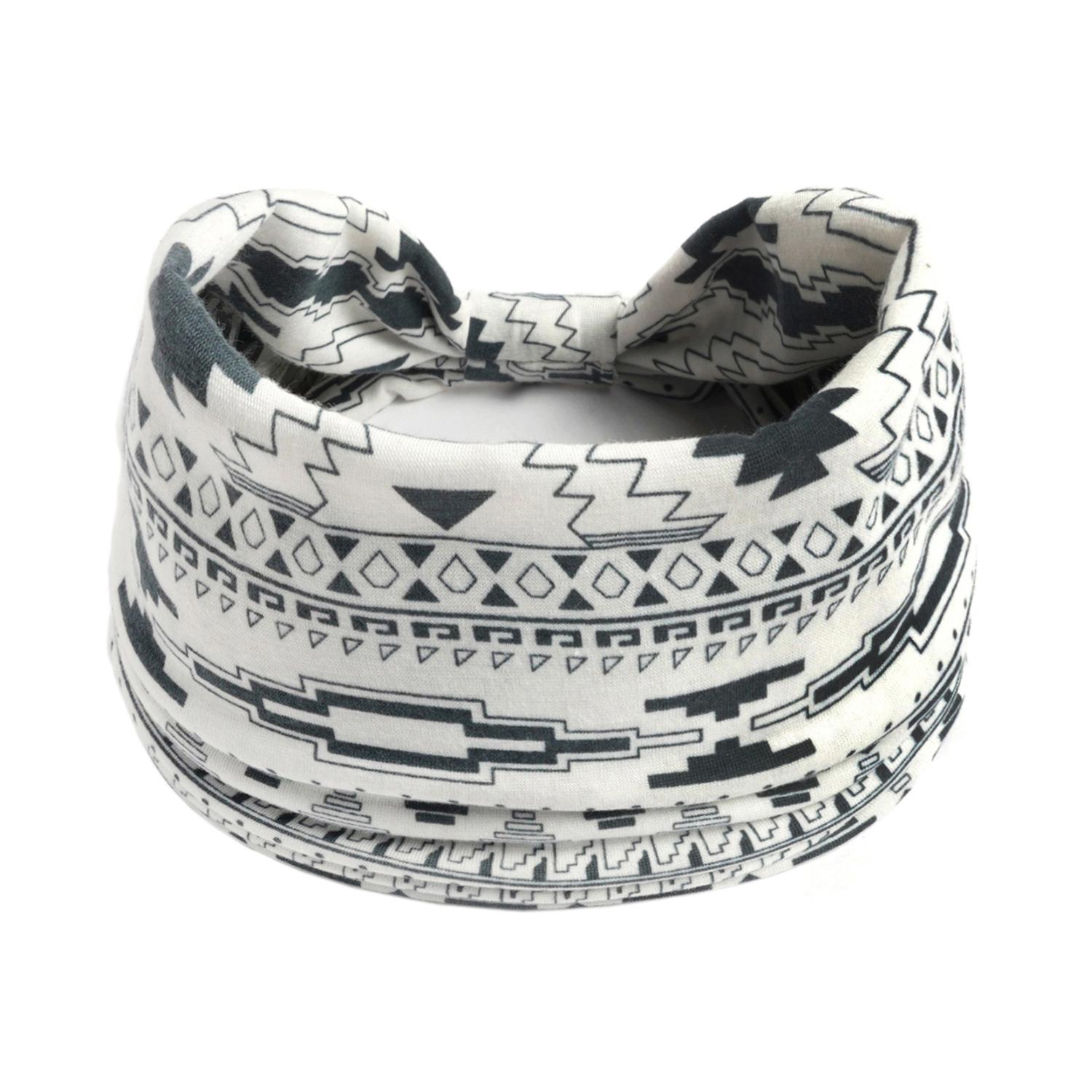 

Yoga Sports Headband, Sweat-absorbing Elastic Cotton Headband For Women One Size