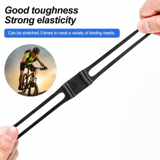5Pcs Bike Flashlight Mount Silicone Straps High Elastic Reusable Vibrant Color Versatile Use Bicycle Flashlight Silicone Bands