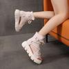 Ladies Vintage Platform Roman Sandals