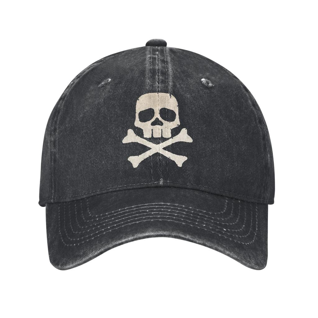 Weltraum-Piratenkapitän Harlock Albator Baseballkappe Lässig Used Denim Gewaschen Snapback Kappe für Unisex Damen Geschenk Hüte Kappe