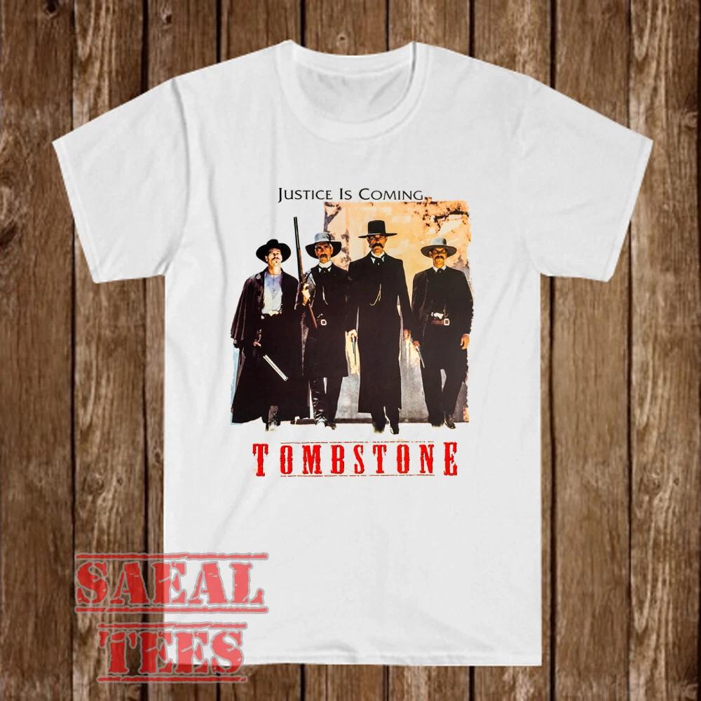 Tombstone Hucklebery Movie Men s White Size S-5XL 4XL