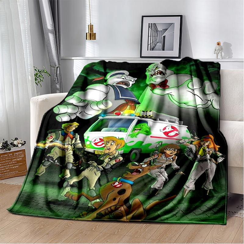 27 Style New G-Ghostbusters Horror Movie Cartoon Blanket,Soft Throw Blanket for Home Bedroom Bed Sofa Travel Picnic Cover Kids