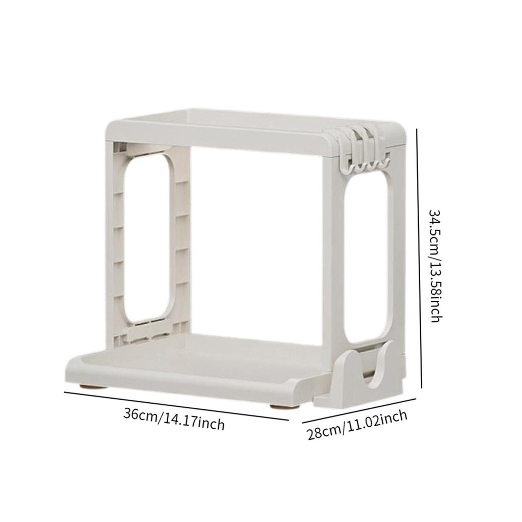 Kitchen Condiment Organizer Cabinet Dustproof Multipurpose with Door Solid Spice Holder Cupboard for