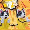 Critters Sorridenti Peluche Gatto Giocattolo Marionetta a Mano Marionetta Husky Pugile Marionetta a Dita Battaglia Sonora Giocattolo di Peluche Bambola Regalo di Compleanno