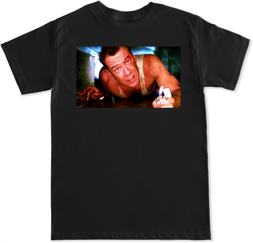 Men s John McClane T Shirt S разноцветный