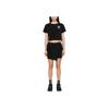 Y-3 Women's Logo Print Crew Neck Short Sleeve T-Shirt Black IR7096