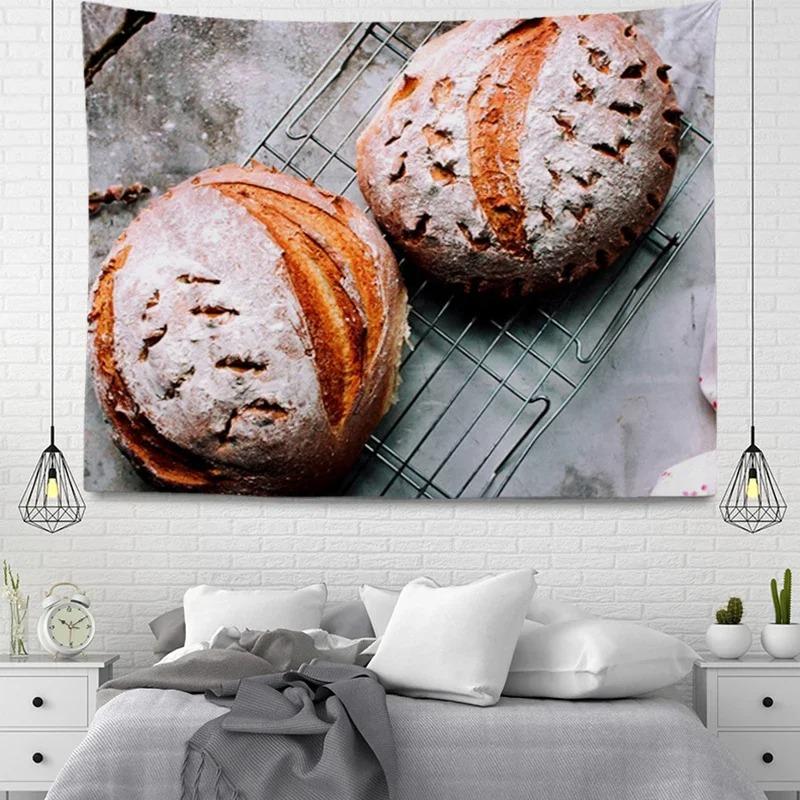 Afternoon Tea Donut Decorative Tapestry Home Wall Living Room Office Decorative Tapestry