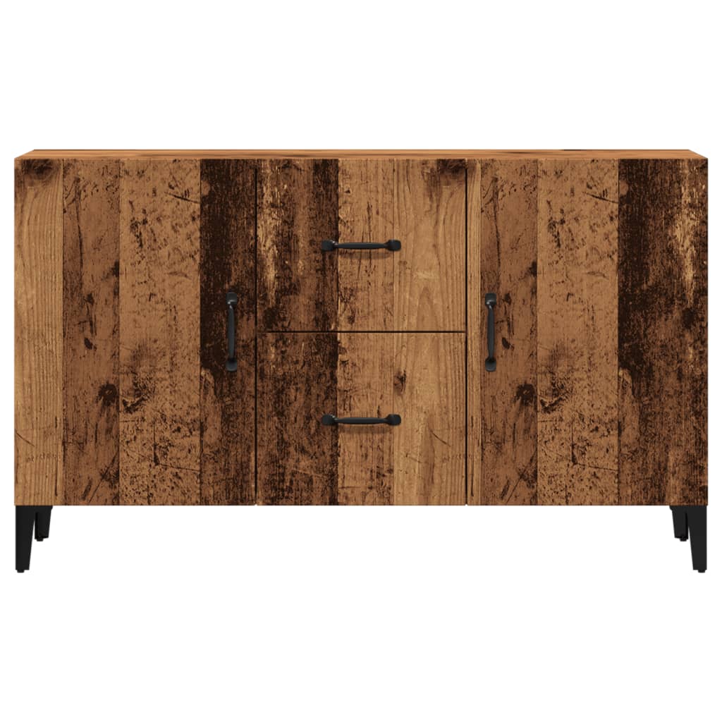 Vidaxl Chest of Drawers, Old Wood, 100X36X60 Cm, Wood-Based Material
