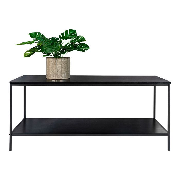 House Nordic TV Cabinet with 2 Shelves Avery Black 442759