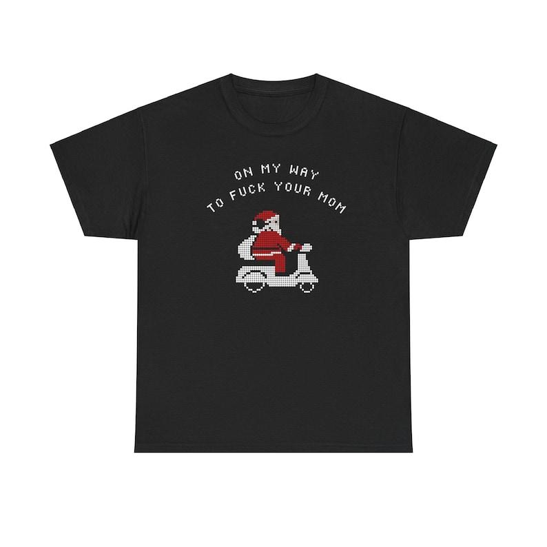 Christmas Funny Xmas Holiday Tee Adult Humor T-Shirt Rude Festive Unisex Clothes Regular High Quality Cotton Short Sleeve