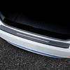 Fit Automotive Door Sill Guards Carbon Fiber Leather Protection Easy Vehicle Accessories