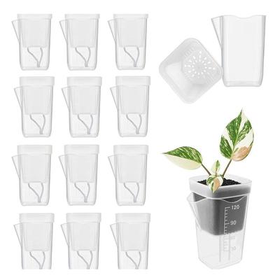 5Pcs Self Watering Plant Pots For Plants Double-Layer Flower Pots Planters With Drainage Hole Reservoir For Seedling Nursery Pot