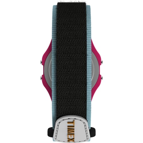 Timex Uni Classic Digital 36mm Watch, Blue/Pink/Digital, 142-205mm (5.6-8.1in), Strap