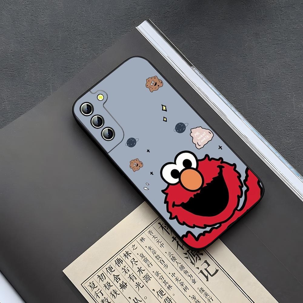 

Cartoon S-Sesames-u-Streets Phone Case For Samsung Galaxy S24 S25 S26 S22 S23 S20 S21 Ultra Fe Plus A16 M54 A14 A54 A24 Coque Galaxy S24 Ultra