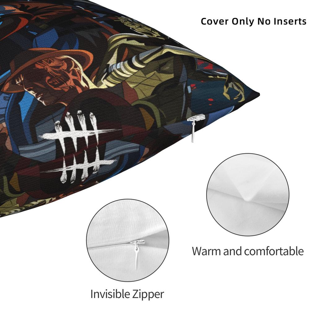 Pillow Case Game D-Deads-By-D-Daylight Comfy Pillow Cover For Sofa Bedroom Home Decor Kawaii Pillowcases