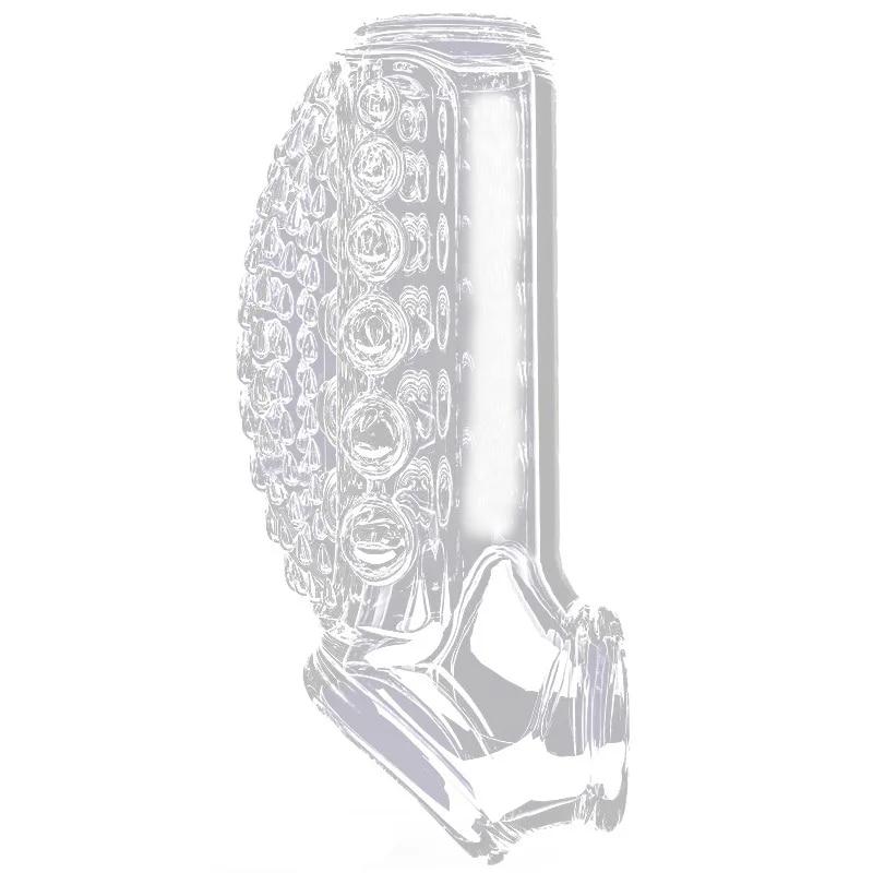 Silicone Penis Enlargement Sleeve Hollow Penis Extender Semen Cock Ring Locking Delay Sleeve Sex Toys For Men Adult Toy Sex Shop