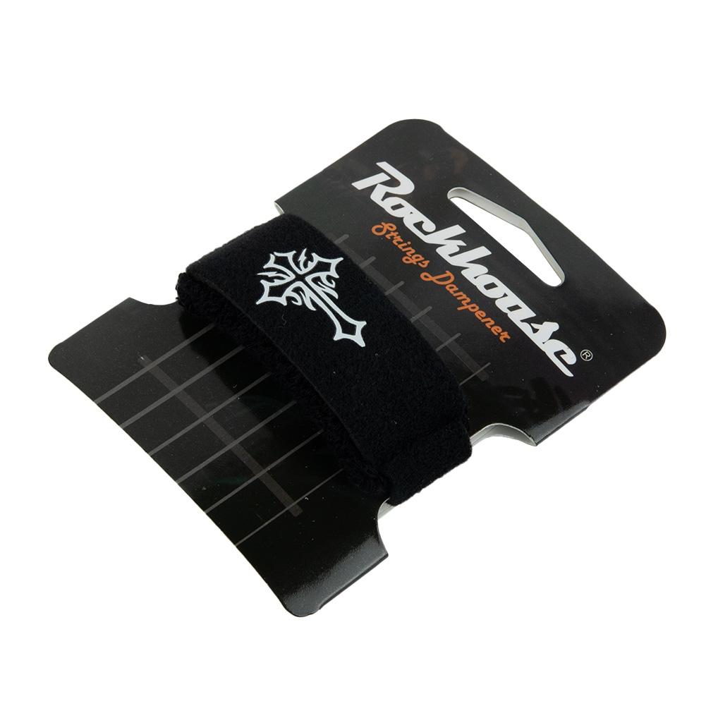 Adjustable Guitar String Wrap Black Cotton Dampeners Electric Guitar