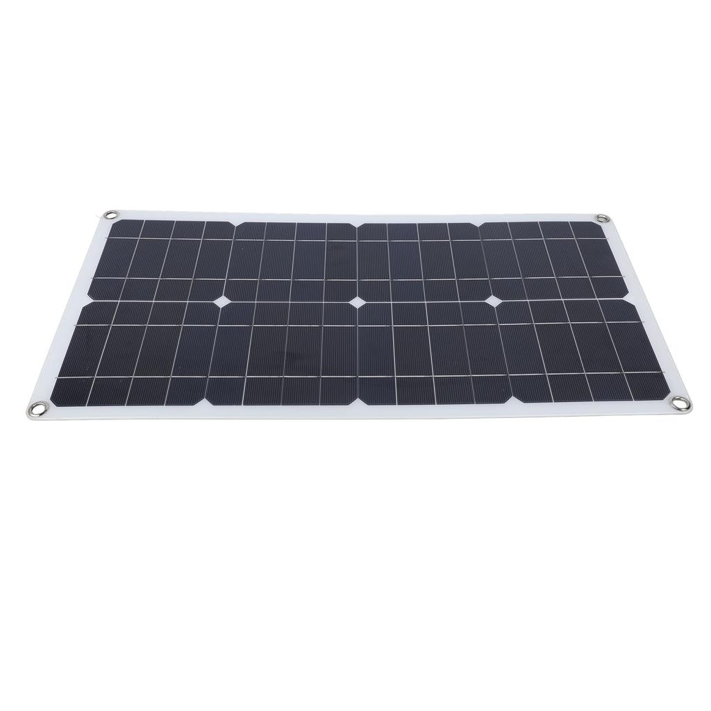 100W Solar Panel Kit IP67 Waterproof with DC 12V 24V 20A Controller Portable Solar Panel for RV