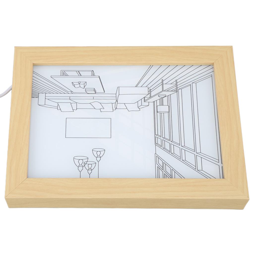 LED Decorative Light Painting 3 Lighting Modes Japan Anime Style Modern Simulate Sunshine Drawing