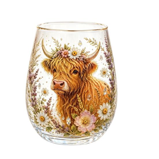Szklanka Poranna z Kolibrem, Szklanka do Whisky, Odporna na Ciepło Kieliszek do Wina z Kwiatowym Wzorem do Domowego Baru